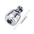 thumbnail image 3 of CQCYD under $5 Faucet Extender Filter, Kitchen Faucet Extender Filter,Stainless Steel Water Purifier Spout,Swivel Shower Head Booster Nozzle,Drinking Water Filtration Tap Attachment, 3 of 6