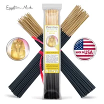 Egyptian Musk Exotic Incense Sticks 11 Inch - Bulk 1 Bundle 45 to 50 Sticks - Natural 11" Long Lasting Aroma That Burns for 45 to 60 Minutes.