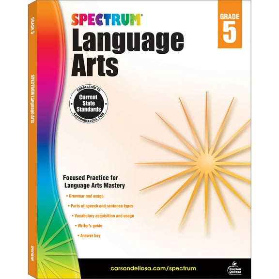 Pre-Owned Spectrum Language Arts, Grade 5: Volume 15 (Paperback) 148381209X 9781483812090