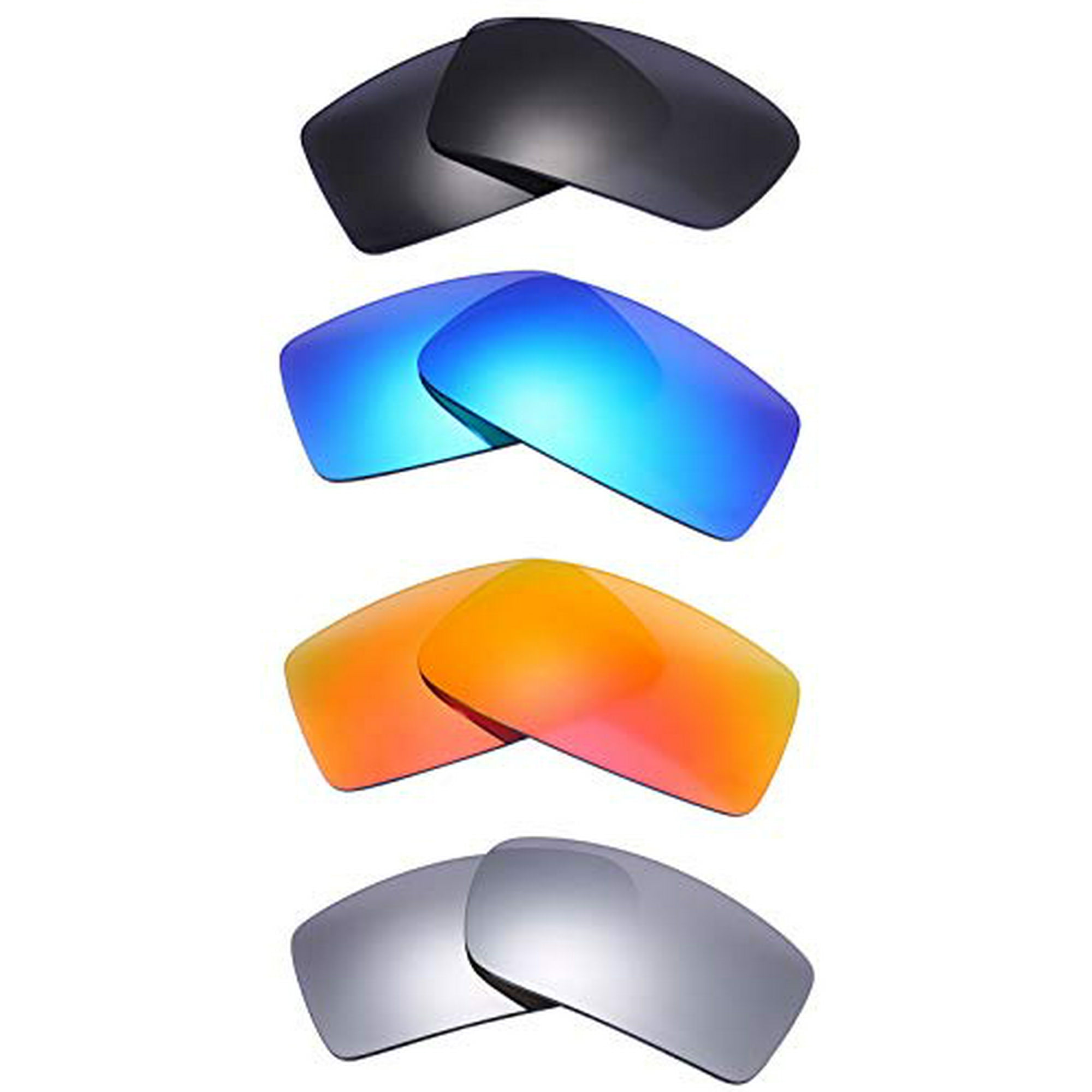 NicelyFit 4 Pairs Polarized Replacement Lenses for Oakley Gascan Glass