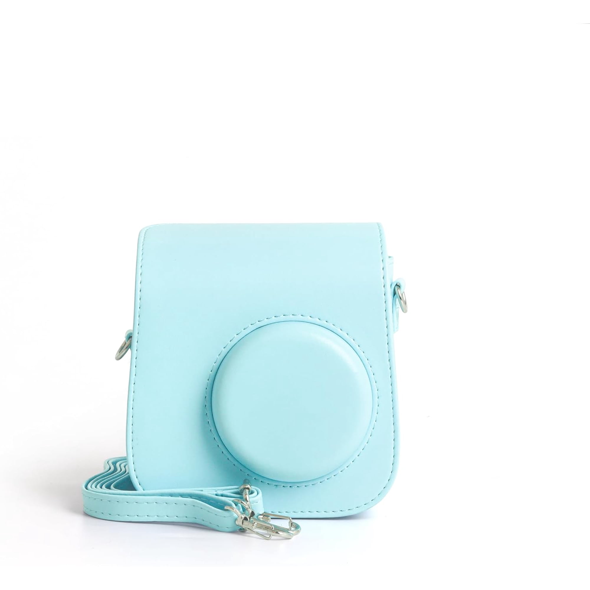 elitegadget Case Cover for Fujifilm Instax Mini 7+ / SE Instant Camera - Protective PU Bag Cover with Removable Strap Camera Case (Blue)