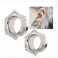 thumbnail image 2 of K-KED Ear Gauges Plugs Dangle Flesh Tunnels Silver Stretching Jewellery Fashion Gift-12 mm, 2 of 6