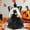 Black, variant on YIMWNYI Halloween Witch Doll Tree Topper, Hanging Decorations for Halloween, Elegant Witch Figurine with Conical Base, Tabletop or Tree Decor, Mystical and Whimsical Holiday Decor