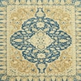 thumbnail image 1 of Ahgly Company Indoor Square Abstract Brown Gold Geometric Area Rugs, 3' Square, 1 of 6