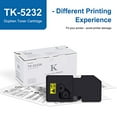 thumbnail image 3 of TK5232 TK-5232 4-Color Toner Cartridge (1 Pack, Black) - Dphen TK-5232K Toner Replacement for Kyocera ECOSYS P5021cdn P5021cdw M5521cdn M5521cdw Printer, 3 of 6