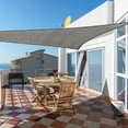 thumbnail image 1 of Triangle Shade Sail 4x4x5.7m Waterproof and UV Resistant, Suitable for Garden Terrace Balconies, Gray, 1 of 4