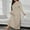 Khaki, variant on Miqool Nightgowns for Women Plus Size Pajamas Loose Comfy Long Sleeve Maxi Pajama Dress Novelty Graphic Sleepwear Night Gown