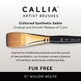 thumbnail image 7 of Willow Wolfe Callia Artist Angle Shader Brush-3/4", 7 of 7