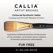 Willow Wolfe Callia Artist Dagger Brush-3/8