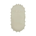 thumbnail image 4 of TOV Furniture Bubbles Ivory Large Oval Wall Mirror, 4 of 7
