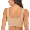 thumbnail image 2 of Front Cross Side Buckle Lace Bra Breathable for Women Sport Bra, 2 of 5