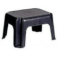 thumbnail image 2 of Rubbermaid Durable Roughneck Plastic Family Sturdy Step Stool, Black (2 Pack), 2 of 3