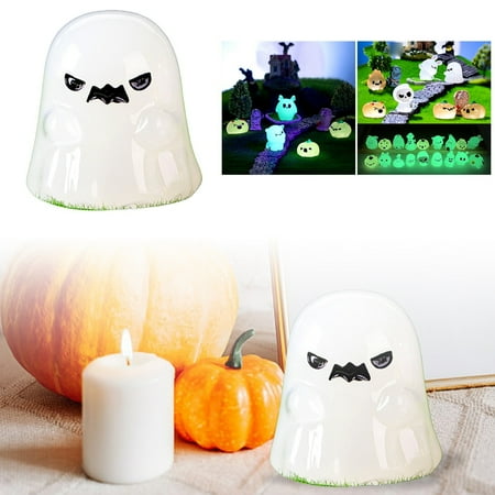 

HMPEAIIY Micro Glow In The Dark Cute Pumpkin Decorations DIY Accessories Resin Trinket Solar Yard Decorations Sunflower