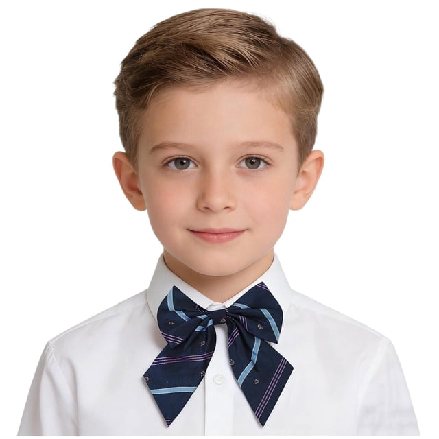 Odeerbi Niños Niñas Pre-Atado Corbata Elástica Corbata Cuello Bowknot Accesorio de Uniforme Escolar