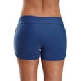 thumbnail image 4 of Women Sporty Swim Shorts Solid Board Shorts Boyleg Swim Bottoms, 4 of 6