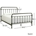thumbnail image 3 of Weston Home Nottingham Metal Queen Bed, Antique Dark Bronze, 3 of 9
