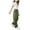 Army Green, variant on Childrens Elastic Waist Cargo Pants Solid Color Straight Leg Work Pants for Kids Boys Girls Loose Casual Play Pants with Pockets Long Trousers for Children(Pink,4-5 Years)