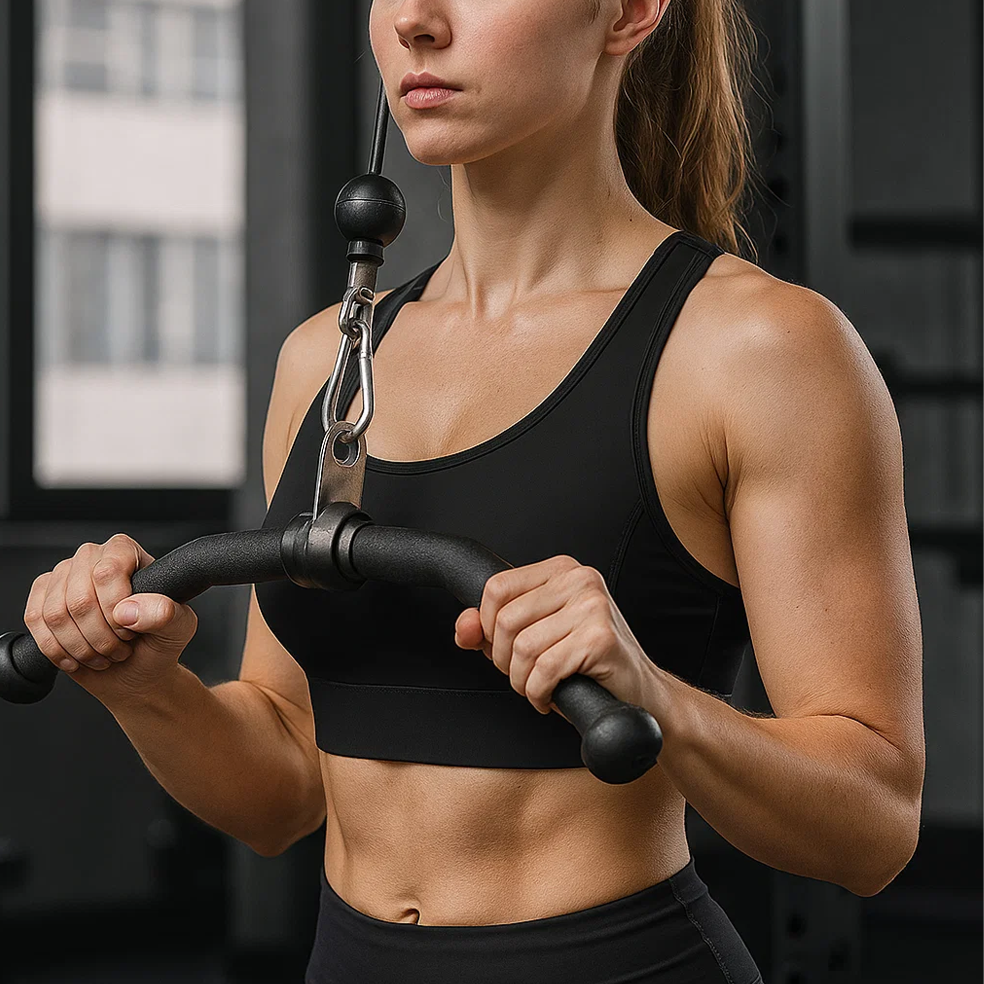 MLDRA Women's High Impact Sports Bra, Mesh Back, Padded photo 4