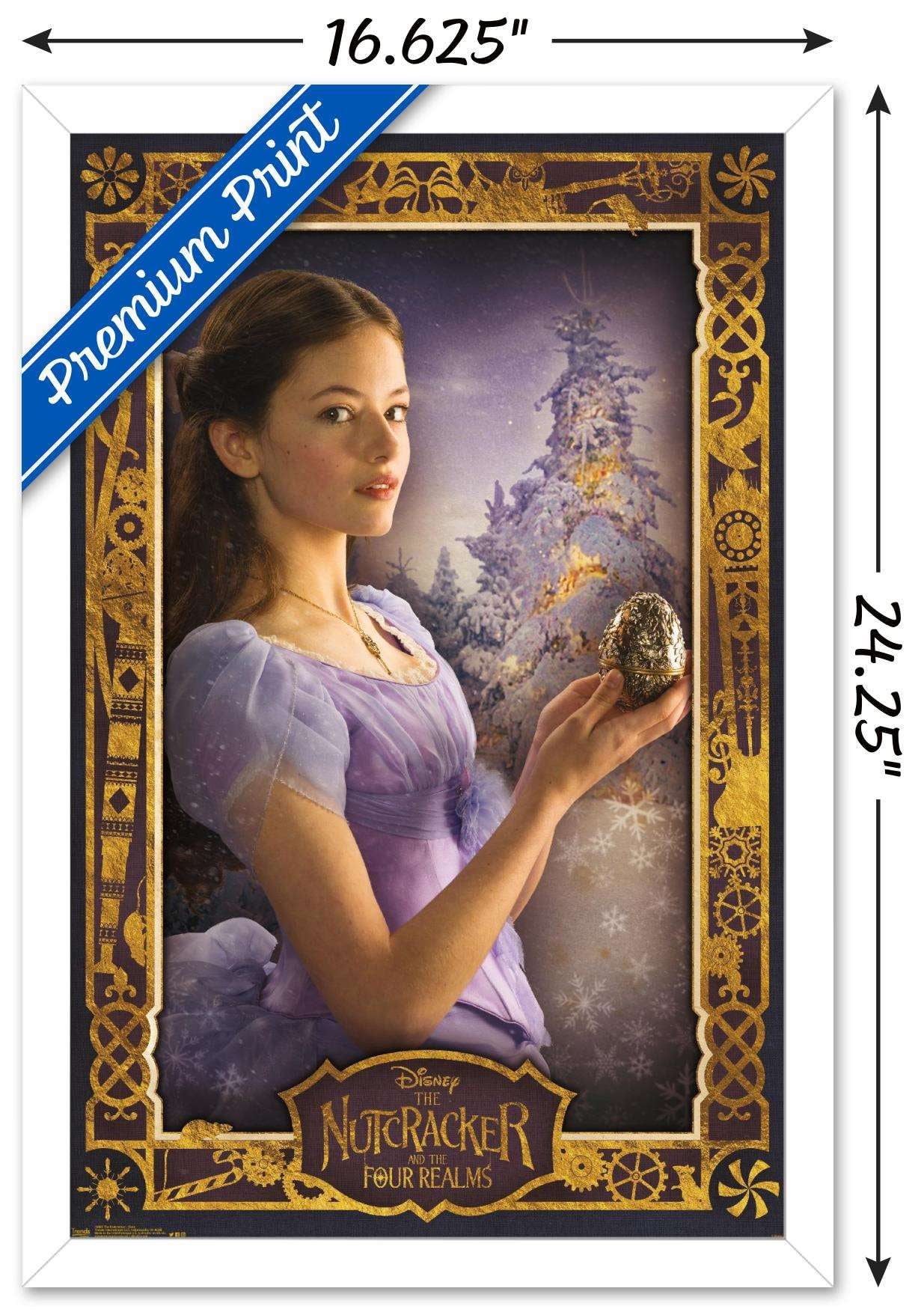 Disney The Nutcracker - Clara Wall Poster, 14.725" x 22.375", Framed