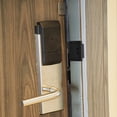 thumbnail image 4 of Phenofice 1 Set 2 Plates Strike Plate Extender Black Stainless Steel For Door Lock System And Security, 4 of 8