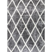 DIAMOND GRAY 6'7"X9'3" Indoor Area Rug