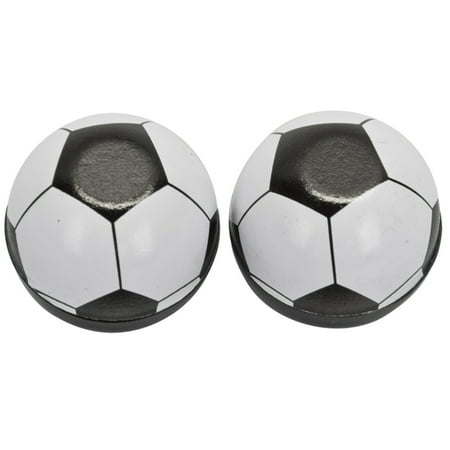 Trick Tops Valve Caps Soccer Ball Black (Top Ten Best Soccer Balls)