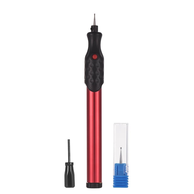 Graflsoa Compact Engraving Pen with Diamond Tip for Metal, Wood, Glass, and Ceramics - High-Speed 23,000 RPM, Battery-Powered (AAA Not Included), Ergonomic Design, Portable DIY Tool for Artists and