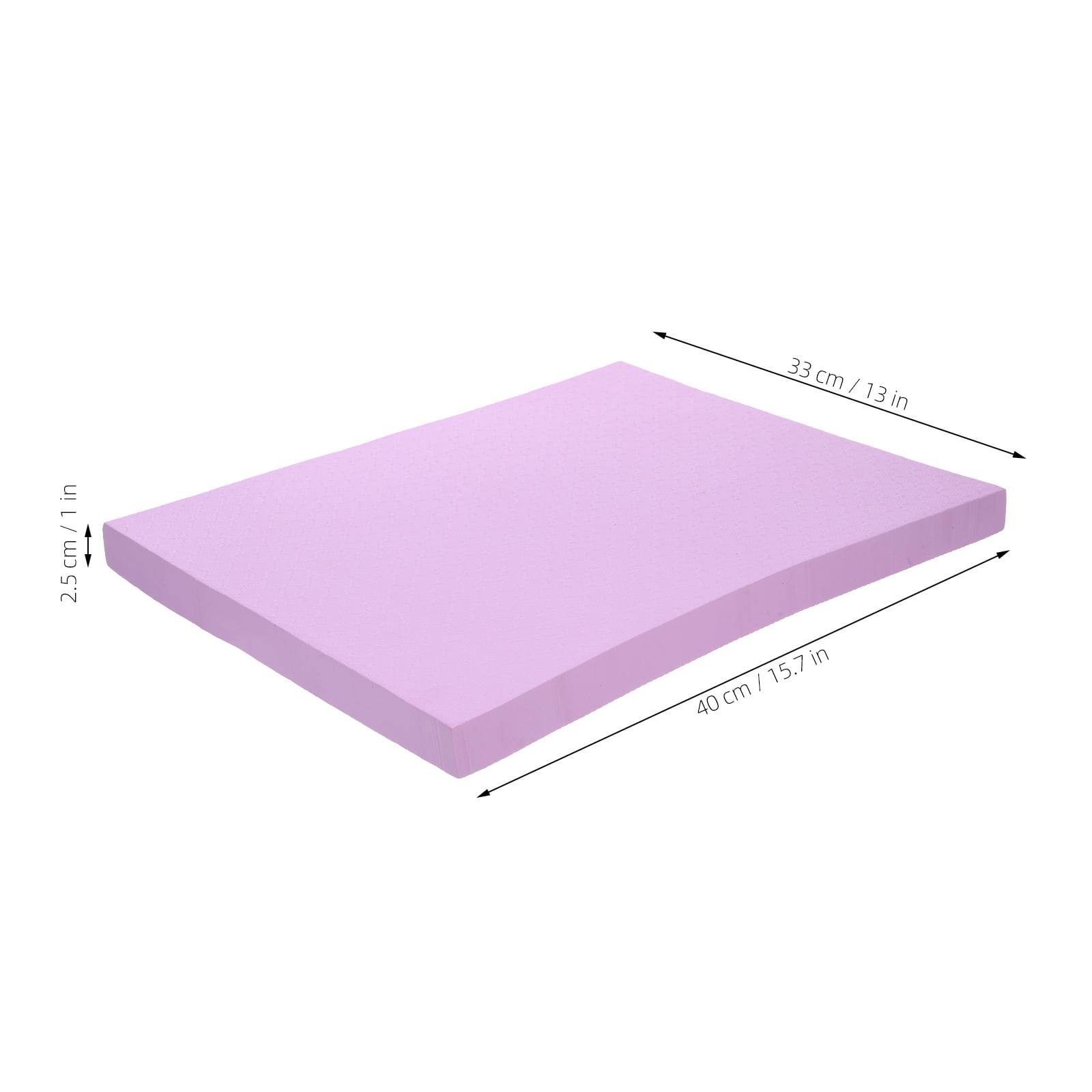 BESTYASH Lavender Tpe Kneeling Pillow for Yoga, Fitness, and Rehabilitation Exercises