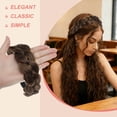 thumbnail image 2 of Unique Bargains Headband Synthetic Braided Hairpiece Wide Hair Band Hair Accessory for Various Looks Brown, 2 of 6