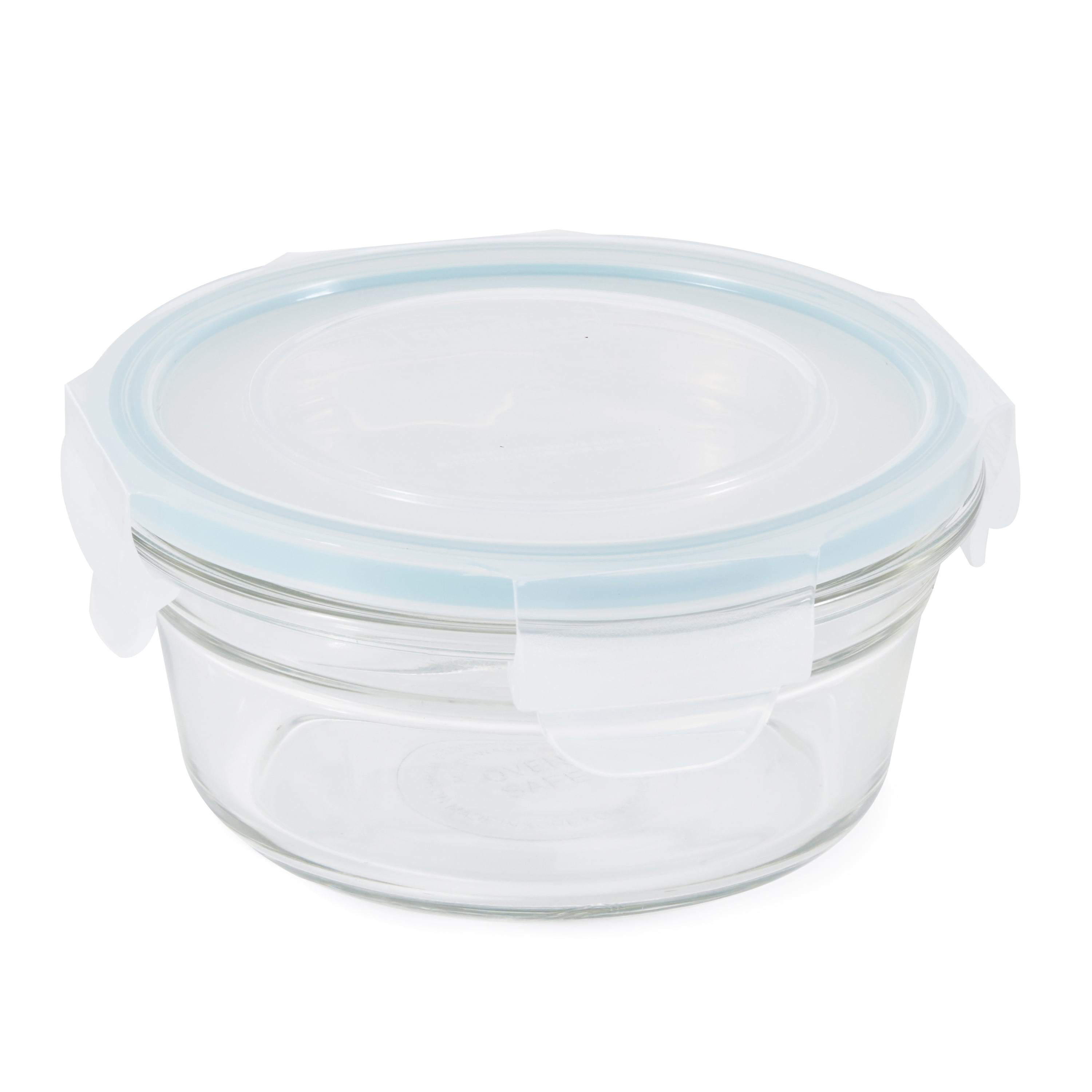 Glasslock Airtight Round Glass Storage Container (14 oz)