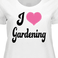 thumbnail image 4 of Inktastic Gardener Gift I Love Gardening Women's Plus Size T-Shirt, 4 of 5