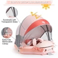 thumbnail image 4 of Flotador de piscina Mambobaby no inflable para bebé, color rosa, 4 of 5