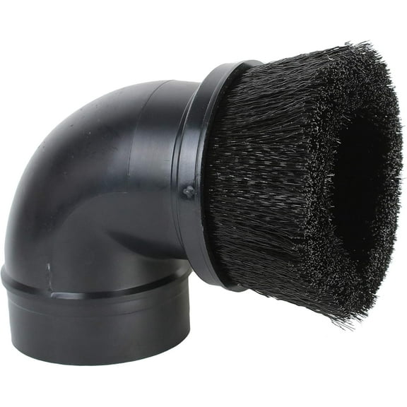 2.5" Dust Brush Attachment for Shop Vac – Wet Dry Vacuum Cleaner Accessory with Nylon Bristles – Fits 2-1/2 Inch Hose – Ideal for Car Detailing, Woodworking, Garage & Workshop Cleaning