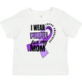 thumbnail image 3 of Inktastic I Wear Purple for My Mom Lupus Awareness Boys or Girls Toddler T-Shirt, 3 of 5
