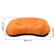 thumbnail image 2 of Uxcell Inflatable Pillow, Large 17 x 13" Ultralight Camping Travel Pillow, Orange, 2 of 6