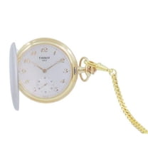 Tissot Men's T-Pocket Savonnettes Quartz Pocket Watch, White, T83.9459.32