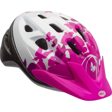 Bell Rally Flutter Bike Helmet, Pink/White, Child 5  (52-56cm)