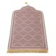thumbnail image 1 of Alfombra de oración elegante, alfombra de oración, alfombra de adoración, alfombra de piso con borlas Rosa, 1 of 9