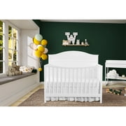 Dream On Me Grace 5-in-1 Convertible Baby Crib, Pebble Grey, Greenguard Gold and JPMA Certified