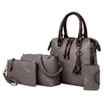 thumbnail image 2 of 4 unids/set bolso de hombro de moda Colcomx gris, 2 of 8