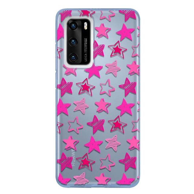 Funda Para Huawei P40 Pro Dibujo de Estrellas, Uso Rudo, InstaCase Protector para Huawei P40 Pro Antigolpes, Case Dibujo de Estrellas