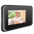 thumbnail image 4 of WiFi Timbre Visor de puerta Cámara Mirilla de puerta Timbre Cámara con monitor inalámbrico Vista en vivo disponible Visión nocturna digital Toma de fotos Vigilancia de timbre digital TUNC Sencillez, 4 of 4