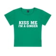 thumbnail image 3 of Alun St. Patrick's Day Cropped Short Sleeve T Shirts for Women Crewneck Stylish Stretch Tight Top Soft Comfort Fashion Festival Graphic Tee Summer Casual T-Shirts 9-Green M, 3 of 3