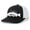 Black/White, variant on Mens Trucker Hat Embroidered Trout Fish Outdoor Hat Baseball Cap-Sports Grey/American Flag