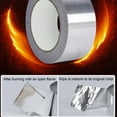 thumbnail image 2 of UHIAGREE Heat Resistant Aluminum Foil Tape,65ft × 2in Metal Repair Tape for Ductwork and Exhaust, 2 of 7