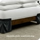 thumbnail image 3 of Faldón de cama ajustable Bare Home con caída de 15 pulgadas tamaño Queen color negro, 3 of 6