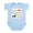 Sky Blue, variant on CafePress - I'm Proof That Daddy Isn't Always Hunting Baby One - Baby Light Bodysuit, Size Newborn - 24 Months