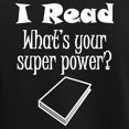thumbnail image 3 of CafePress - I Read What’S Your Super Power? Pajamas - Women's Short Sleeve Print T-Shirt and Pants Dark Cotton Pajama Set, 3 of 7