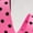 Hot Pink / Black, variant on Ribbon Bazaar Grosgrain Dippy Dots 1-1/2 inch Aqua / Brown 25 yards Ribbon