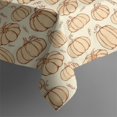 thumbnail image 5 of Fall Pumpkin Square Tablecloth,Waterproof Square Table Cover,Wipeable Spillproof Washable Table Cover for Home Kitchen Party Decor 60"x60"(152x152cm), 5 of 6